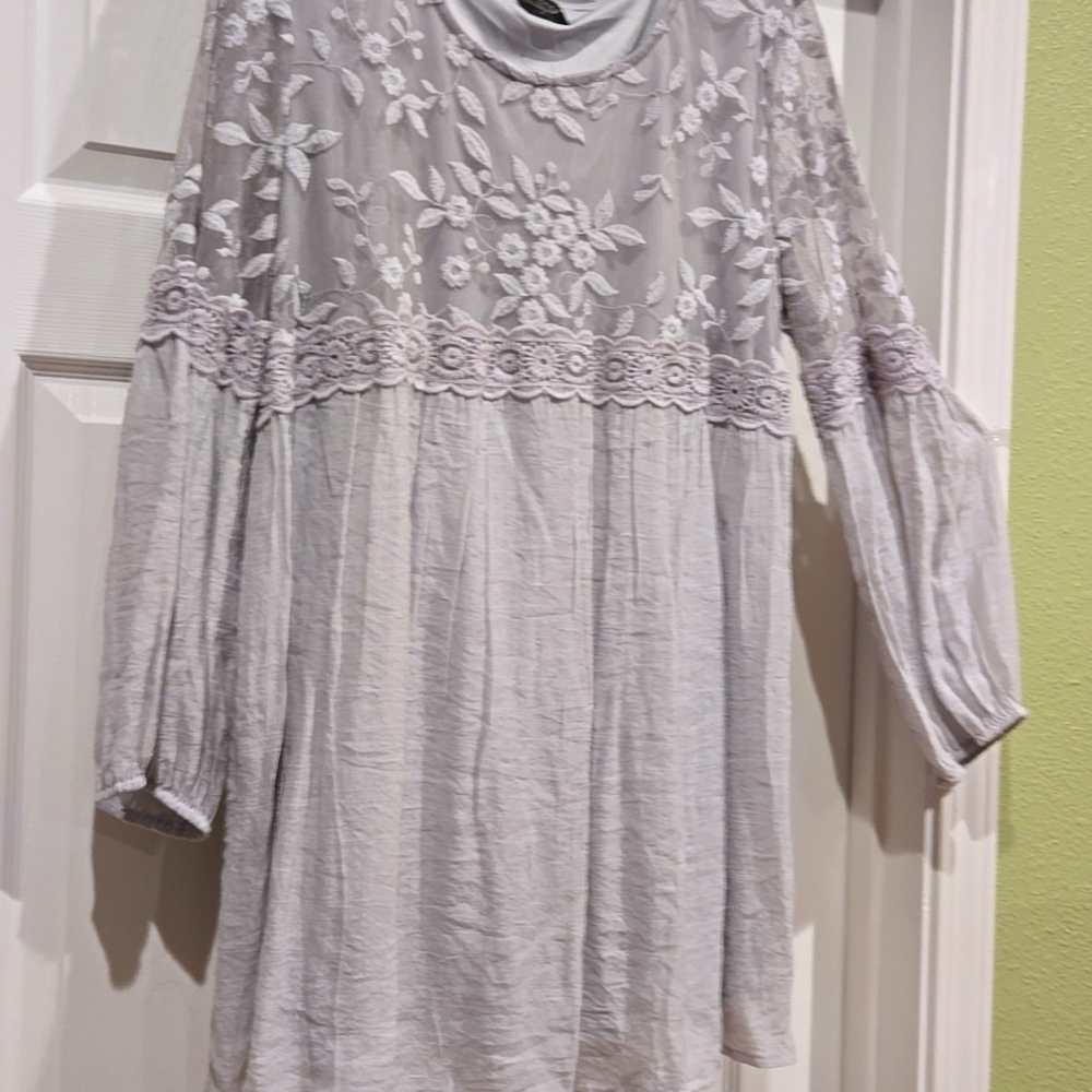 Light grey top, XL, NWT